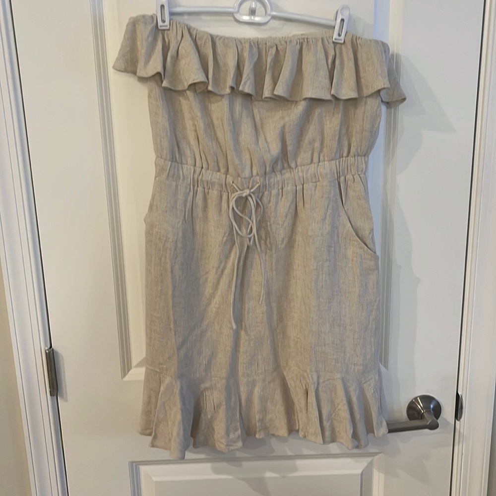 Byegreis Linen Dress